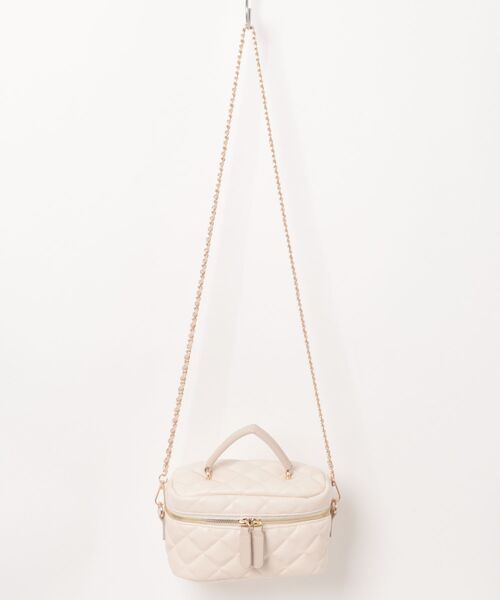 Remind me and forever(リマインドミーアンドフォーエバー)の「ルーシュ2WAYバニティ(ショルダーバッグ・レディース・ブラウン/アイボリー/ブラック/ネイビー・FREE)」の17枚目の写真