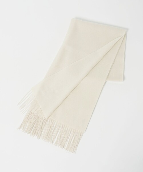 Steven Alan（スティーブンアラン）の「＜Steven Alan＞カシミヤ ストール（ストール/ショール・レディース・オフホワイト/ライトグレー/ブラック・FREE）」の9枚目の写真