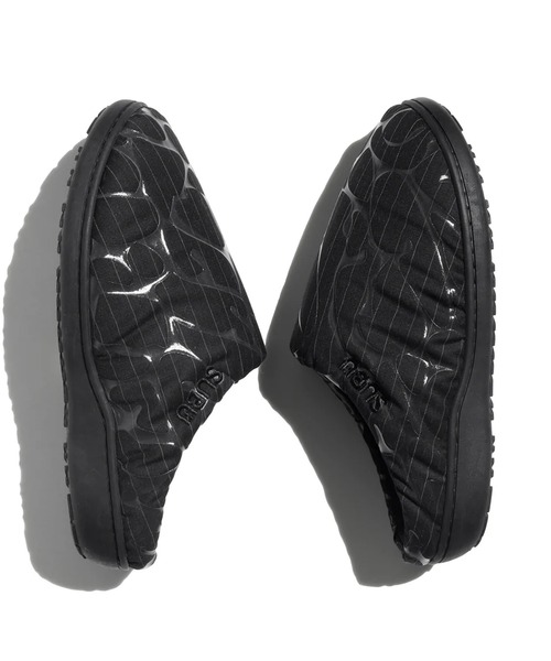 SUBU（スブ）の「SUBU/スブ DOTS FRANKEN スーツ生地 シルクプリント サンダル スリッポン（スリッポン・メンズ・ブラック/グレー/ネイビー・1/2/3）」の11枚目の写真