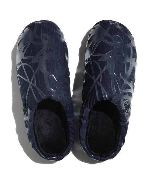 SUBU（スブ）の「SUBU/スブ DOTS FRANKEN スーツ生地 シルクプリント サンダル スリッポン（スリッポン・メンズ・ブラック/グレー/ネイビー・1/2/3）」の5枚目の写真