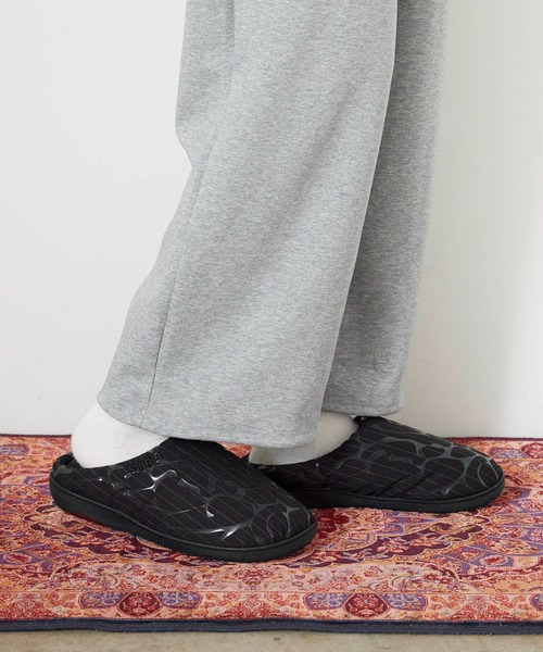 SUBU（スブ）の「SUBU/スブ DOTS FRANKEN スーツ生地 シルクプリント サンダル スリッポン（スリッポン・メンズ・ブラック/グレー/ネイビー・1/2/3）」の18枚目の写真