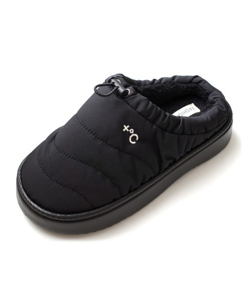 AmiAmi（アミアミ）の「【防寒・軽量】あったかモックシューズ 厚底ファースリッパ サボ/冬用サンダル/ペディンシューズ（その他シューズ・レディース・ピンク/ベージュ/アイボリー/ブラック・40-41/38-39/36-37）」の8枚目の写真