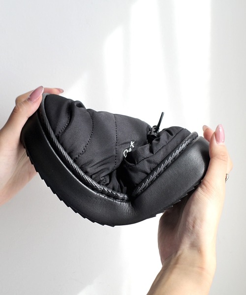 AmiAmi（アミアミ）の「【防寒・軽量】あったかモックシューズ 厚底ファースリッパ サボ/冬用サンダル/ペディンシューズ（その他シューズ・レディース・ピンク/ベージュ/アイボリー/ブラック・40-41/38-39/36-37）」の22枚目の写真