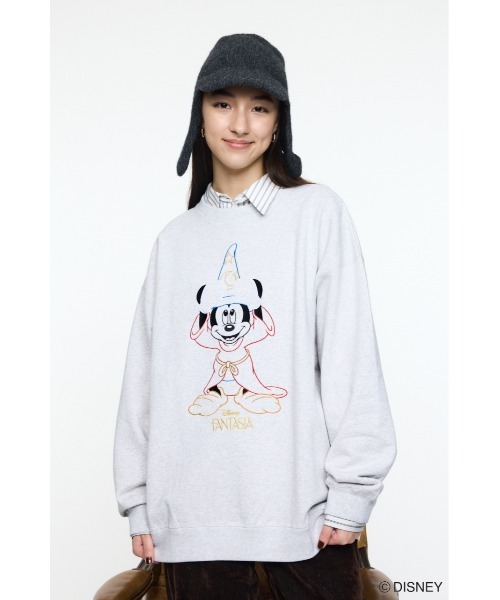 トップス Midas Disney 00s design jumpsuit MD LINE EMB プルオーバー / FANTASIA（スウェット）｜Disney SERIES