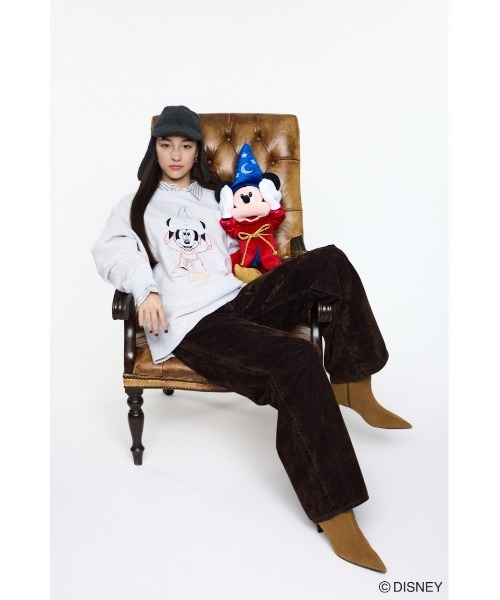 Disney SERIES CREATED by MUS（ディズニーシリーズクリエイテッドバイエムユーエス）の「MD LINE EMB プルオーバー / FANTASIA（スウェット・レディース・ライトピンク/ライトブルー/グレー×ホワイト・FREE）」の13枚目の写真