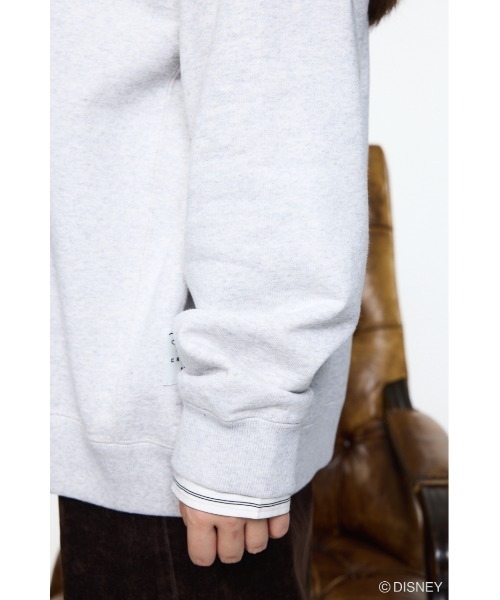 Disney SERIES CREATED by MUS（ディズニーシリーズクリエイテッドバイエムユーエス）の「MD LINE EMB プルオーバー / FANTASIA（スウェット・レディース・ライトピンク/ライトブルー/グレー×ホワイト・FREE）」の9枚目の写真