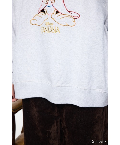 Disney SERIES CREATED by MUS（ディズニーシリーズクリエイテッドバイエムユーエス）の「MD LINE EMB プルオーバー / FANTASIA（スウェット・レディース・ライトピンク/ライトブルー/グレー×ホワイト・FREE）」の10枚目の写真