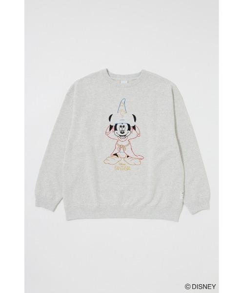 Disney SERIES CREATED by MUS（ディズニーシリーズクリエイテッドバイエムユーエス）の「MD LINE EMB プルオーバー / FANTASIA（スウェット・レディース・ライトピンク/ライトブルー/グレー×ホワイト・FREE）」の14枚目の写真