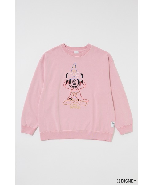 Disney SERIES CREATED by MUS（ディズニーシリーズクリエイテッドバイエムユーエス）の「MD LINE EMB プルオーバー / FANTASIA（スウェット・レディース・ライトピンク/ライトブルー/グレー×ホワイト・FREE）」の16枚目の写真