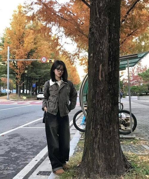 GAKKAI UNIONS(ガッカイユニオンズ)の「ワンタックハンマー ワイドデニムパンツ イエロー ブラック(デニムパンツ・レディース・その他・MEDIUM/LARGE/SMALL)」の2枚目の写真