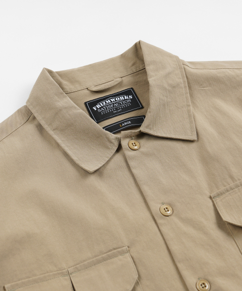 FRIZMWORKS（フリズムワークス）の「HALF WORK SHIRT JACKET _ BEIGE（シャツ/ブラウス・メンズ・その他・X-LARGE/SMALL/MEDIUM/LARGE）」の3枚目の写真