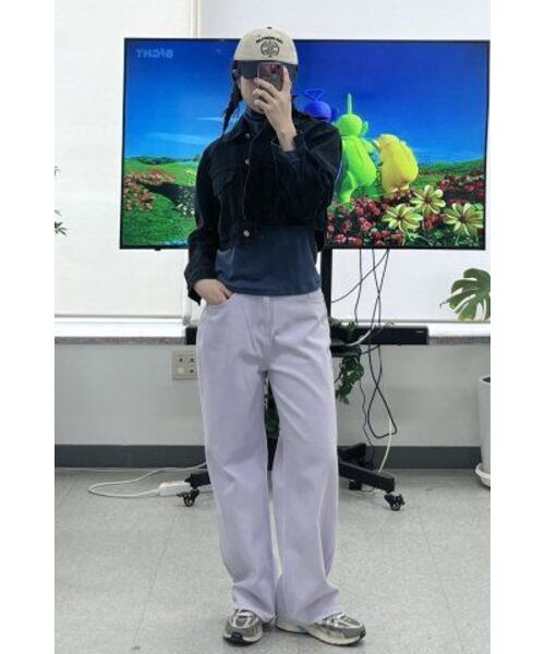 THE GREEN LAB（ザグリーンラボ）の「テンセルタートルネックTシャツ[グレイッシュブルー]（Tシャツ/カットソー・レディース・その他・FREE）」の10枚目の写真