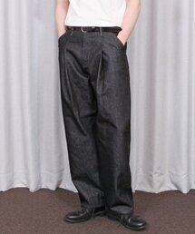XERO（ゼロ）の「Clean Deep One Tuck Denim Pants [Black]（デニムパンツ）」