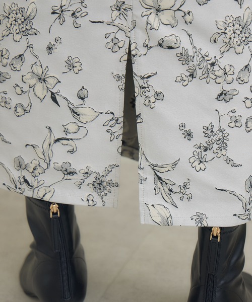 KATHARINE ROSS(キャサリンロス)の「【KATHARINE ROSS】ブーケジャガードスカート(スカート・レディース・ブラック/アイボリー・FREE)」の18枚目の写真