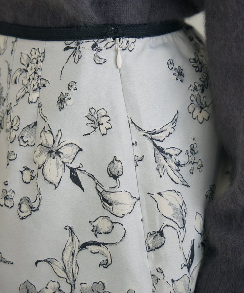 KATHARINE ROSS(キャサリンロス)の「【KATHARINE ROSS】ブーケジャガードスカート(スカート・レディース・ブラック/アイボリー・FREE)」の17枚目の写真