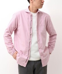 NOLLEY'S LIGHT | 《オリジナルファブリック使用》パラシュートカッタウェイ ネル(シャツ/ブラウス)