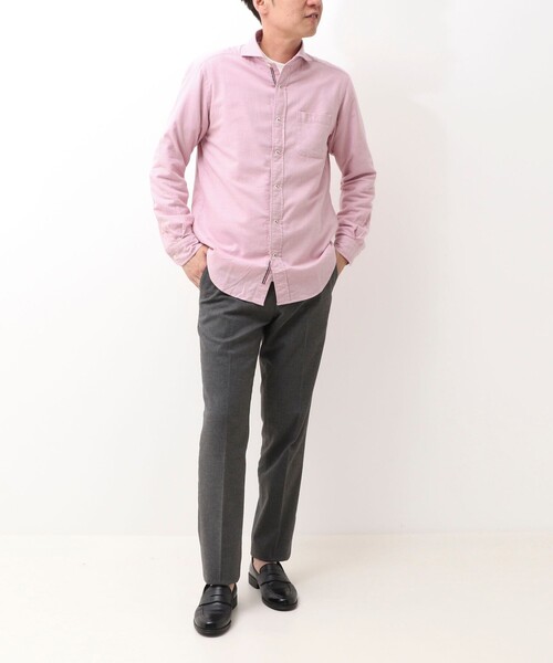 NOLLEY'S LIGHT(ノーリーズライト)の「《オリジナルファブリック使用》パラシュートカッタウェイ ネル(シャツ/ブラウス・メンズ・ライトブルー/ピンク/ライトグレー/ミント・L/M/XL/S)」の13枚目の写真