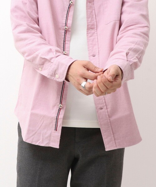 NOLLEY'S LIGHT(ノーリーズライト)の「《オリジナルファブリック使用》パラシュートカッタウェイ ネル(シャツ/ブラウス・メンズ・ライトブルー/ピンク/ライトグレー/ミント・L/M/XL/S)」の14枚目の写真