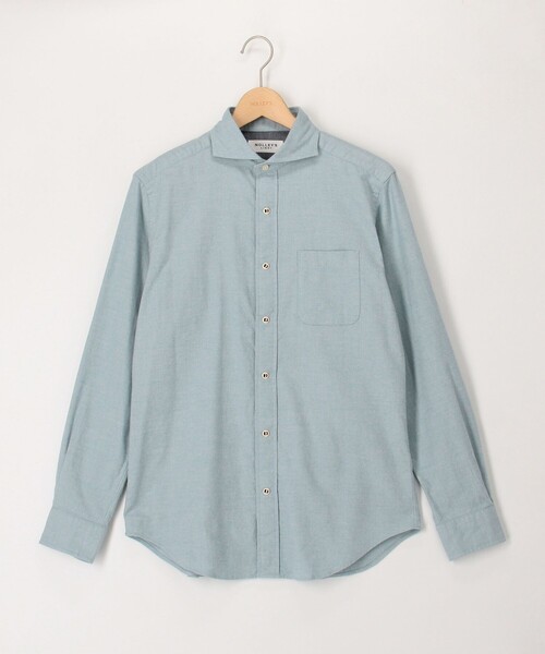 NOLLEY'S LIGHT(ノーリーズライト)の「《オリジナルファブリック使用》パラシュートカッタウェイ ネル(シャツ/ブラウス・メンズ・ライトブルー/ピンク/ライトグレー/ミント・L/M/XL/S)」の20枚目の写真