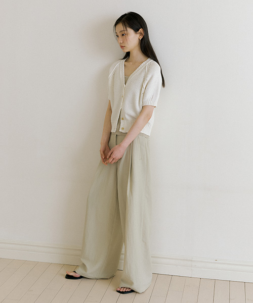 LINGSEOUL（リングソウル）の「hanji blended v-neck knit-ivory（ニット/セーター・レディース・その他・FREE）」の3枚目の写真
