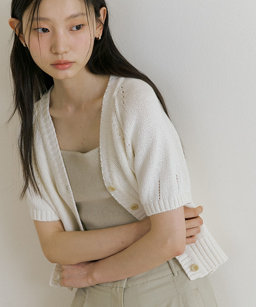 LINGSEOUL（リングソウル）の「hanji blended v-neck knit-ivory（ニット/セーター・レディース・その他・FREE）」の5枚目の写真