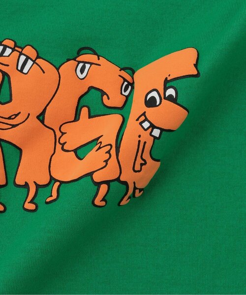 XLARGE KIDS（エクストララージキッズ）の「グラフィティロゴ長袖Tシャツ（Tシャツ/カットソー・キッズ・ブラック/グリーン・110cm/120cm/140cm/80ｃｍ/90cm/100cm/130cm）」の7枚目の写真