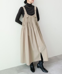 DOLLUPOOPS（ドールアップウップス）の「ギャザーフロントジップジャンパースカート（ジャンパースカート）」