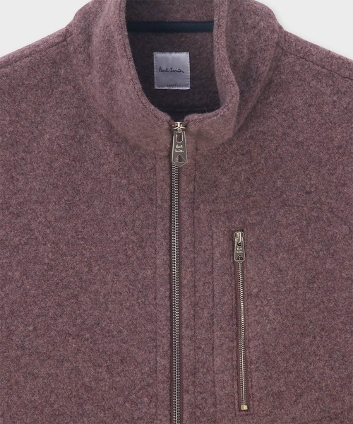 Paul Smith(ポールスミス)の「ボアフリース ジップアップブルゾン / 253508 679Z(ブルゾン・メンズ・パープル/ネイビー・MEDIUM/LARGE/X-LARGE)」の7枚目の写真