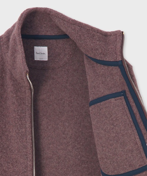 Paul Smith(ポールスミス)の「ボアフリース ジップアップブルゾン / 253508 679Z(ブルゾン・メンズ・パープル/ネイビー・MEDIUM/LARGE/X-LARGE)」の10枚目の写真