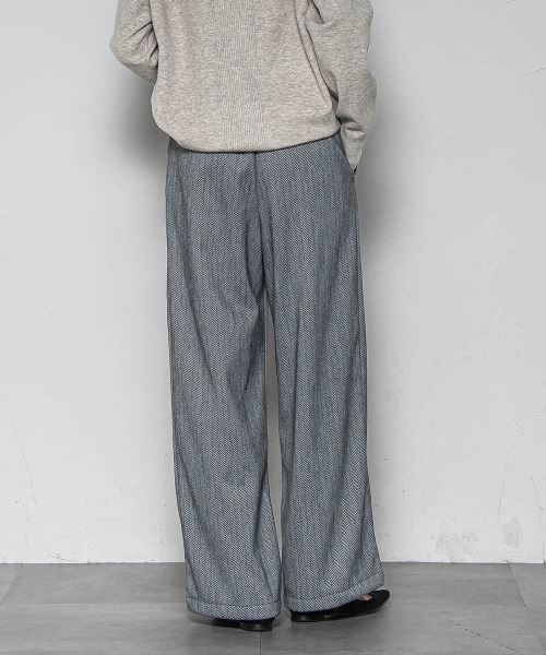 MAYSON GREY（メイソングレイ）の「【楽・美・軽】イージーワイドパンツ≪手洗い可能≫（その他パンツ・レディース・オフホワイト/グレー系その他/ブラウン・M）」の20枚目の写真