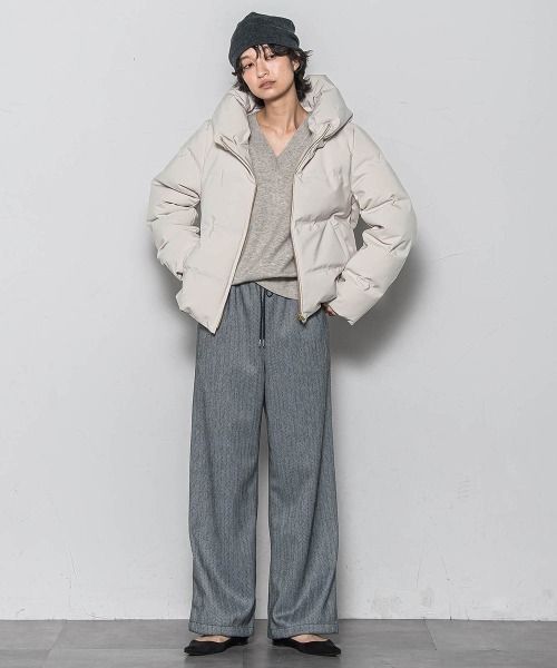 MAYSON GREY（メイソングレイ）の「【楽・美・軽】イージーワイドパンツ≪手洗い可能≫（その他パンツ・レディース・オフホワイト/グレー系その他/ブラウン・M）」の21枚目の写真