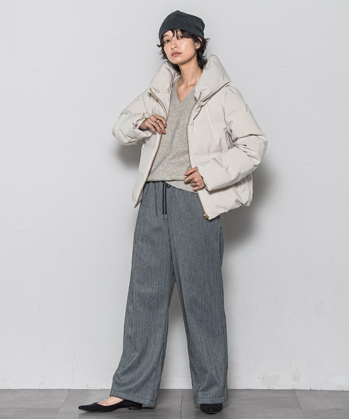 MAYSON GREY（メイソングレイ）の「【楽・美・軽】イージーワイドパンツ≪手洗い可能≫（その他パンツ・レディース・オフホワイト/グレー系その他/ブラウン・M）」の22枚目の写真