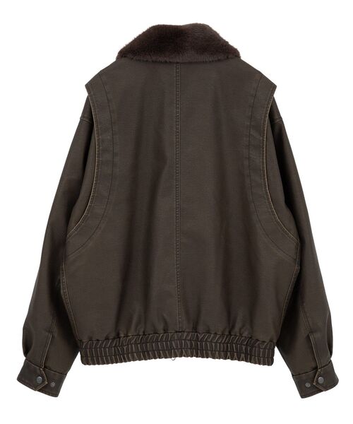 襟ファー脱着式G-1フライトジャケット（ブルゾン）｜CRAFT STANDARD