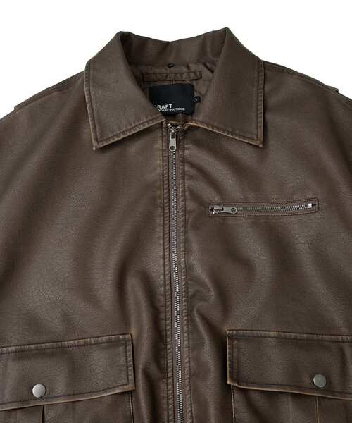 襟ファー脱着式G-1フライトジャケット（ブルゾン）｜CRAFT STANDARD