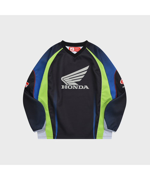 PHYPS MOTORCYCLE(フィップスモーターサイクル)の「Motorcycle Jersey Black(Tシャツ/カットソー・レディース・その他・LARGE/SMALL/MEDIUM/X-LARGE)」の1枚目の写真