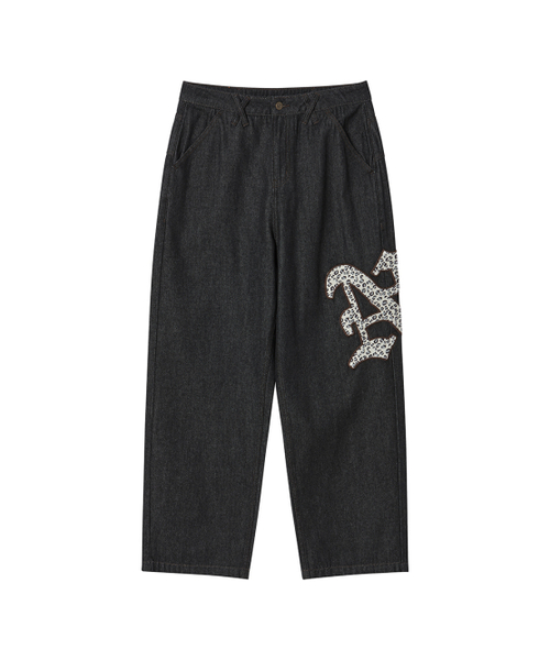 NYXX（エヌワイエックスエックス）の「LETTER N DENIM PANTS INDIGO（デニムパンツ・レディース・その他・MEDIUM/SMALL）」の2枚目の写真