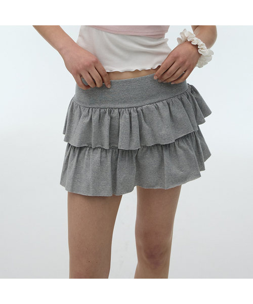 DEARSTALKER(ディアストーカー)の「DEW CANCAN INNER PANTS MINI SKIRT - 2 COLOR(スカート・レディース・グレー/ブラック・FREE)」の1枚目の写真