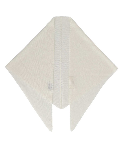 JILL STUART（ジルスチュアート）の「ウールトライアングルストール（ストール/ショール・レディース・ホワイト/ライトグレー/レッド・FREE）」の4枚目の写真