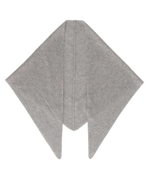 JILL STUART（ジルスチュアート）の「ウールトライアングルストール（ストール/ショール・レディース・ホワイト/ライトグレー/レッド・FREE）」の6枚目の写真