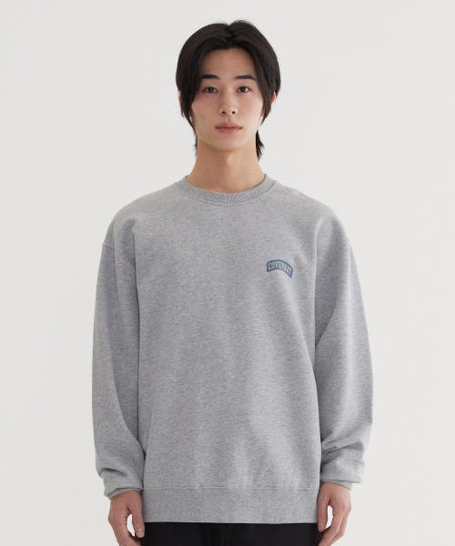 COVERNAT(カバーナット)の「スモールアーチロゴ スウェット メランジェグレー(スウェット・レディース・その他・X-SMALL/SMALL/MEDIUM/LARGE/X-LARGE/XX-LARGE)」の1枚目の写真