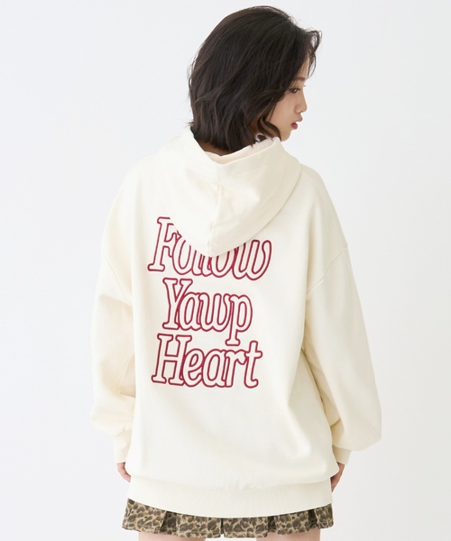 LOVETOXIC（ラブトキシック）の「【LTXC】【綿100％】バックロゴチュニックパーカ（パーカー・キッズ・チャコール/アイボリー/トップグレー/ピンク・S:140cm/L:160cm/M:150cm/130cm）」の21枚目の写真