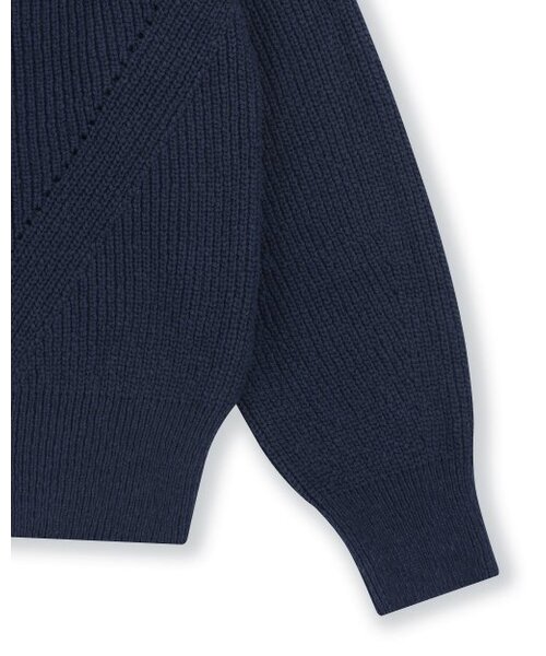 BESLOW(ビースロー)の「LOW GAUGE BULKY SHORT CARDIGAN NAVY(カーディガン/ボレロ・メンズ・その他・LARGE)」の5枚目の写真
