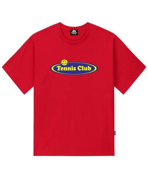 TRIPSHION(トリップション)の「BLUE TENNIS CLUB Tシャツ - レッド(Tシャツ/カットソー・メンズ・その他・LARGE/MEDIUM/X-LARGE)」の1枚目の写真