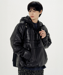 MAYOL（マイヨール）の「ユニ フードパーカー キルティング セットアップ ジャケット_ユニコート ブラック（ダウンジャケット/コート）」