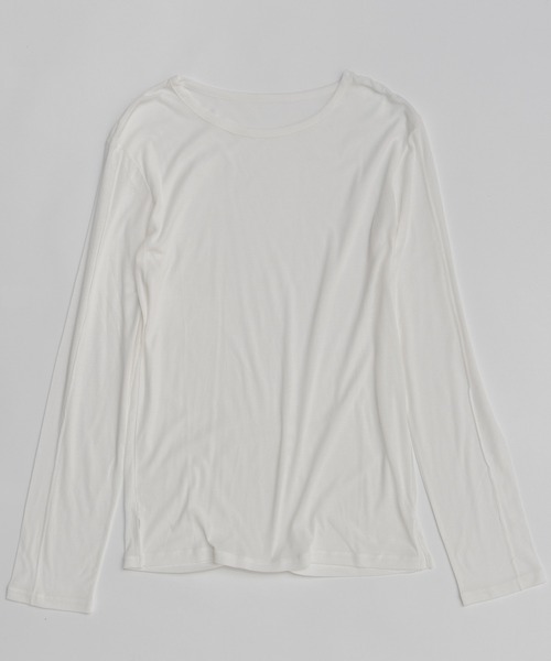 MAISON SPECIAL(メゾンスペシャル)の「Open Heart Layered T-Shirt/オープンハートレイヤードTシャツ(Tシャツ/カットソー・レディース・ライトイエロー/ブルー/グレー・FREE)」の11枚目の写真