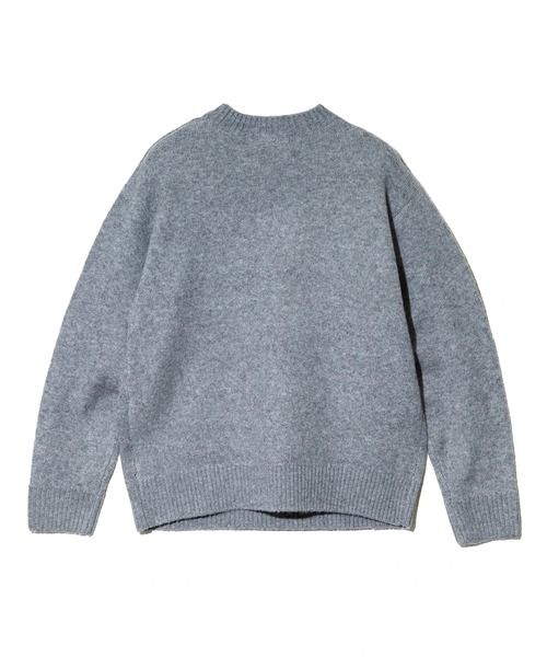 CUBE SUGAR（キューブシュガー）の「CUBE SUGAR/キューブシュガー　リサイクルPW ジャガードアニマル柄PO（スウェット・レディース・グレー/ブルー/ブラウン・FREE）」の10枚目の写真