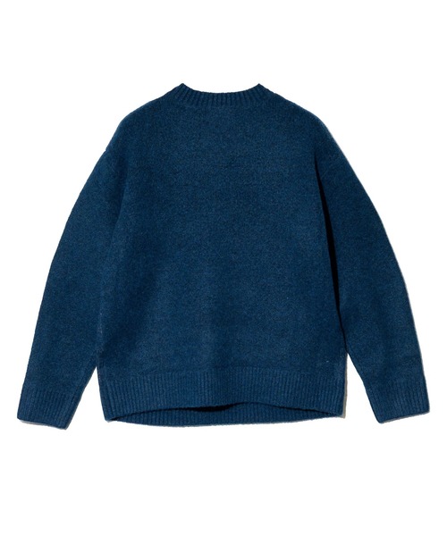 CUBE SUGAR（キューブシュガー）の「CUBE SUGAR/キューブシュガー　リサイクルPW ジャガードアニマル柄PO（スウェット・レディース・グレー/ブルー/ブラウン・FREE）」の13枚目の写真