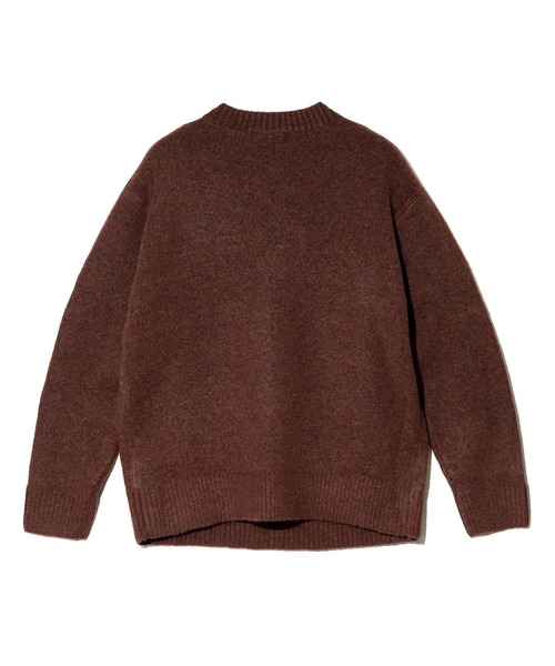 CUBE SUGAR（キューブシュガー）の「CUBE SUGAR/キューブシュガー　リサイクルPW ジャガードアニマル柄PO（スウェット・レディース・グレー/ブルー/ブラウン・FREE）」の15枚目の写真