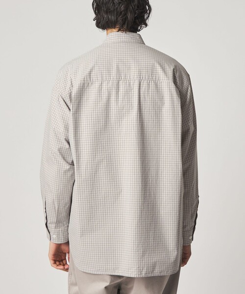 Steven Alan（スティーブンアラン）の「＜Steven Alan＞ ポプリン グラフチェック レギュラーカラー シャツ LOOSE（シャツ/ブラウス・メンズ・ライトグレー/コバルトブルー・S/M/L/XL）」の15枚目の写真