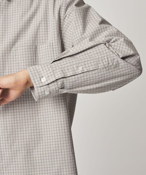 Steven Alan（スティーブンアラン）の「＜Steven Alan＞ ポプリン グラフチェック レギュラーカラー シャツ LOOSE（シャツ/ブラウス・メンズ・ライトグレー/コバルトブルー・S/M/L/XL）」の17枚目の写真